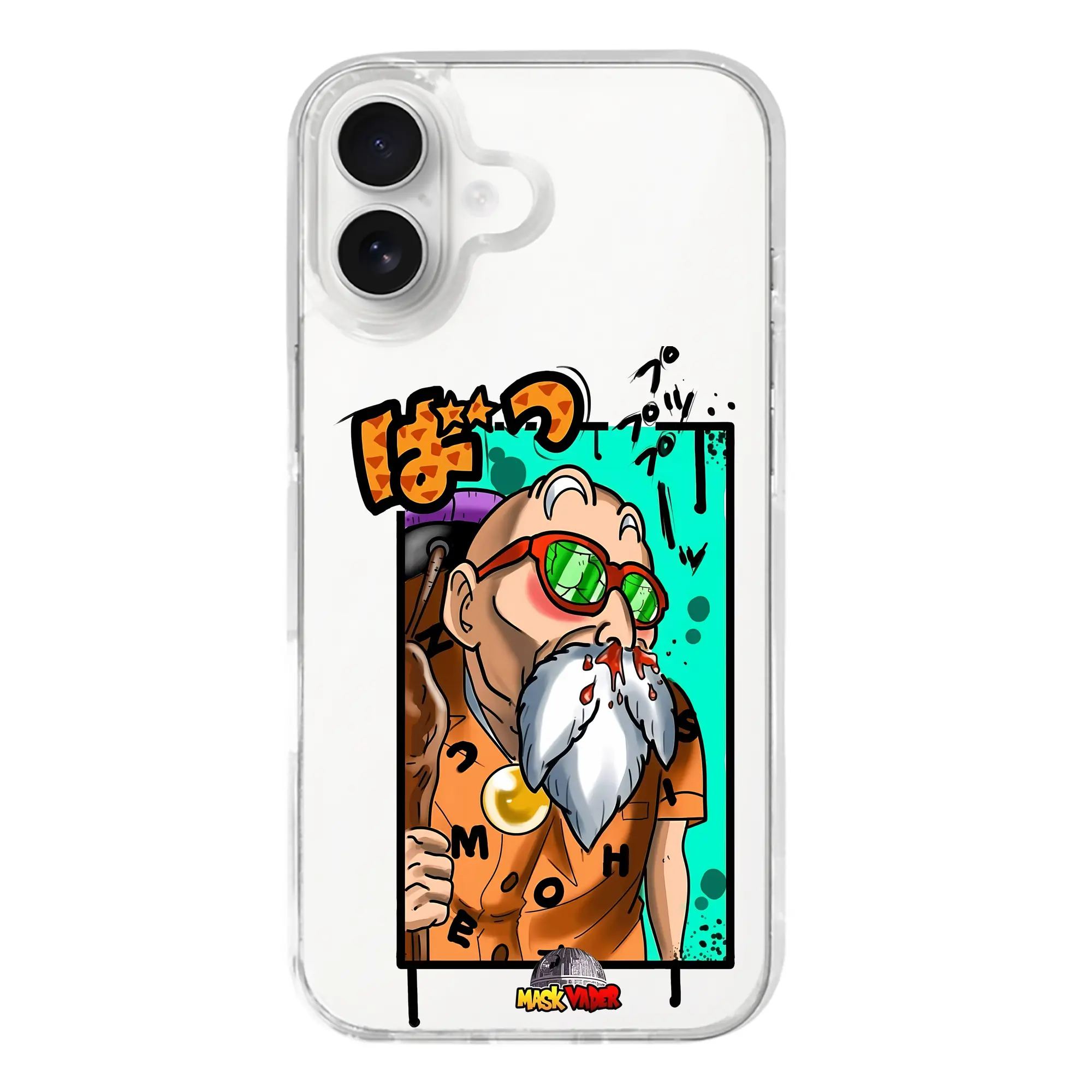 ドラゴンボール グッズ 亀仙人 - iPhone 17シリーズ 透明スマホケース – 薄型・耐衝撃・精密フィット保護カバー